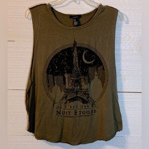 Sleeveless Tee by Forever 21.  Size Medium.